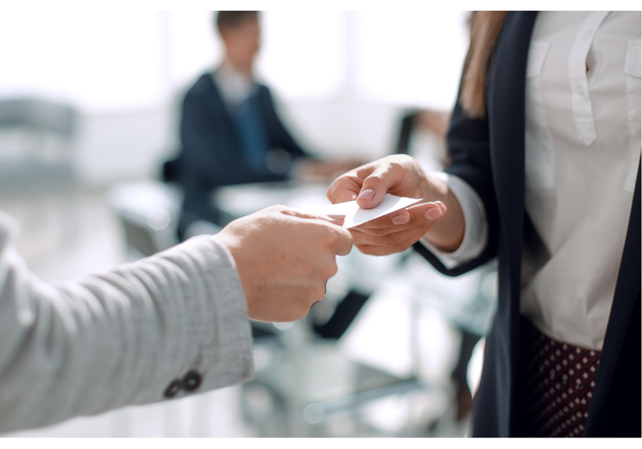 名刺交換イメージ
